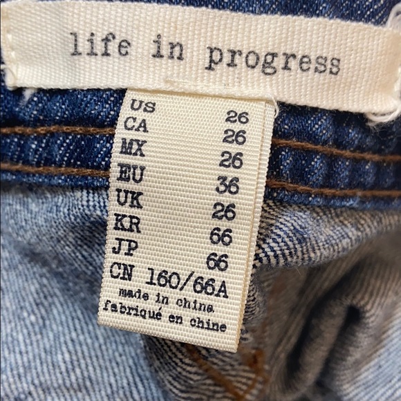 Life in progress cropped jeans size 26 [122] - Picture 7 of 8